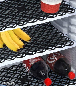 Catalog Name: Luxeviera Classic Black Pvc Fridge Mats Vol 1
