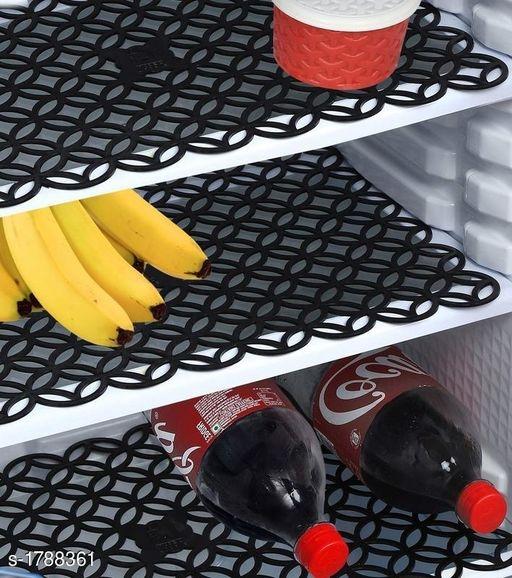 Catalog Name: Luxeviera Classic Black Pvc Fridge Mats Vol 1