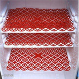 Catalog Name: Luxeviera Classic Black Pvc Fridge Mats Vol 1