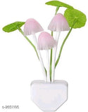 Mushroom Rose Flower Sensor LED Plug Lamp