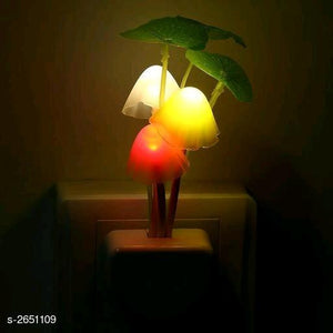 Mushroom Rose Flower Sensor LED Plug Lamp