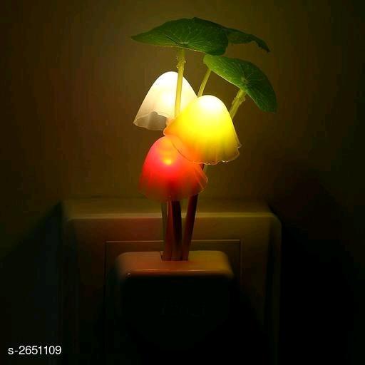 Mushroom Rose Flower Sensor LED Plug Lamp