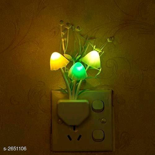 Mushroom Rose Flower Sensor LED Plug Lamp