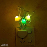 Mushroom Rose Flower Sensor LED Plug Lamp