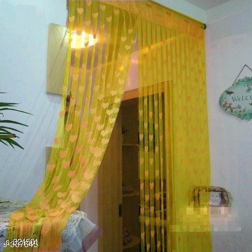 Digital Printed Polyester Net Door Curtains