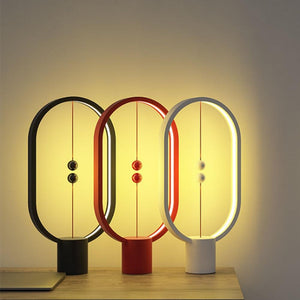 Creative Heng Balance Lamp LED Night Light USB Powered Intelligent Magnetic Half-air Table Night Lamp Novelty Light Gift Home