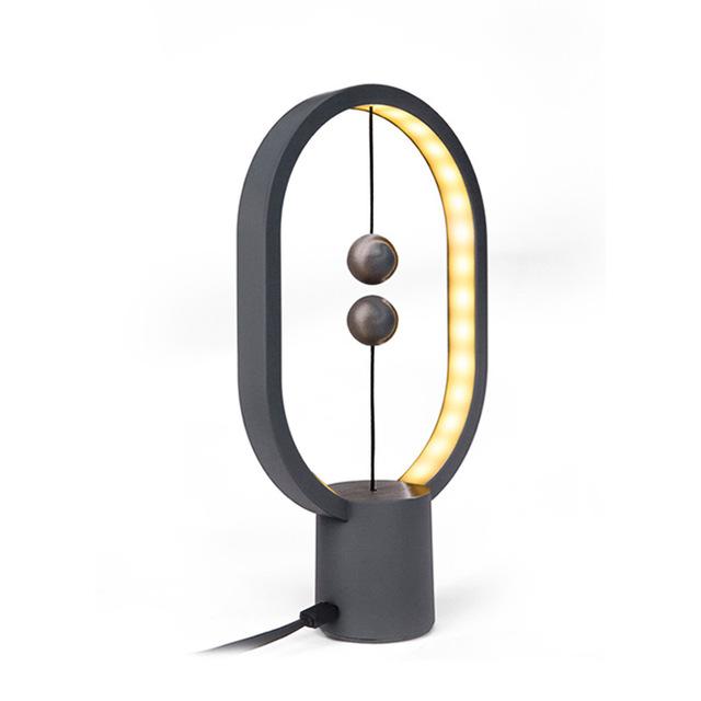 Creative Heng Balance Lamp LED Night Light USB Powered Intelligent Magnetic Half-air Table Night Lamp Novelty Light Gift Home