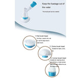 electric brush cleaner spinner and scrubber