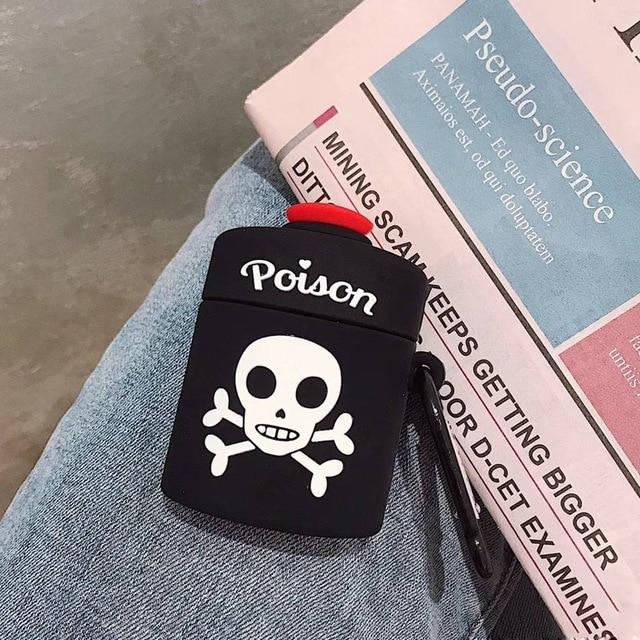 Unique design 3D cute airpod silicon case protective case