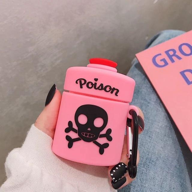 Unique design 3D cute airpod silicon case protective case