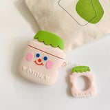 Unique design 3D cute airpod silicon case protective case