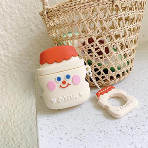 Unique design 3D cute airpod silicon case protective case