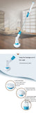electric brush cleaner spinner and scrubber