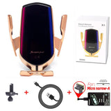 auto clamping wireless charger