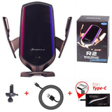 auto clamping wireless charger