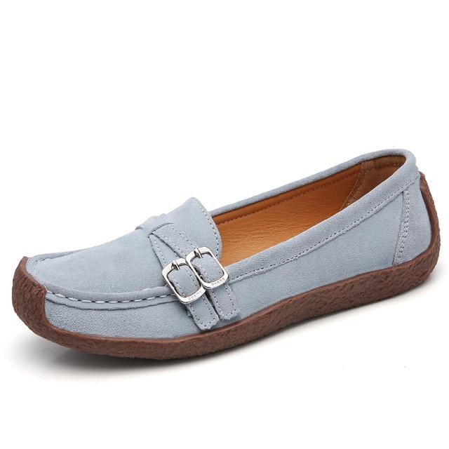 loafer shoes for women solid sky blue clip loafers casegrow