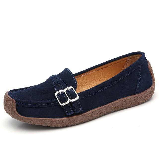 loafer shoes for women solid navy blue clip loafers casegrow