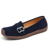 loafer shoes for women solid navy blue clip loafers casegrow