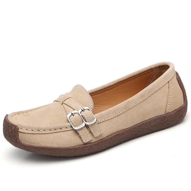 loafer shoes for women solid khaki clip loafers