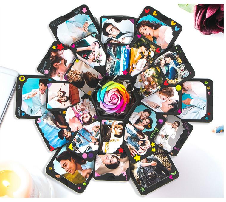 DIY Explosion Box, Creative DIY handmade Surprise Explosion Gift Box