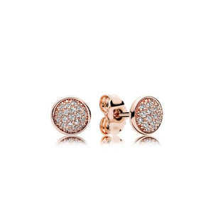 rose gold diamond earrings casegrow