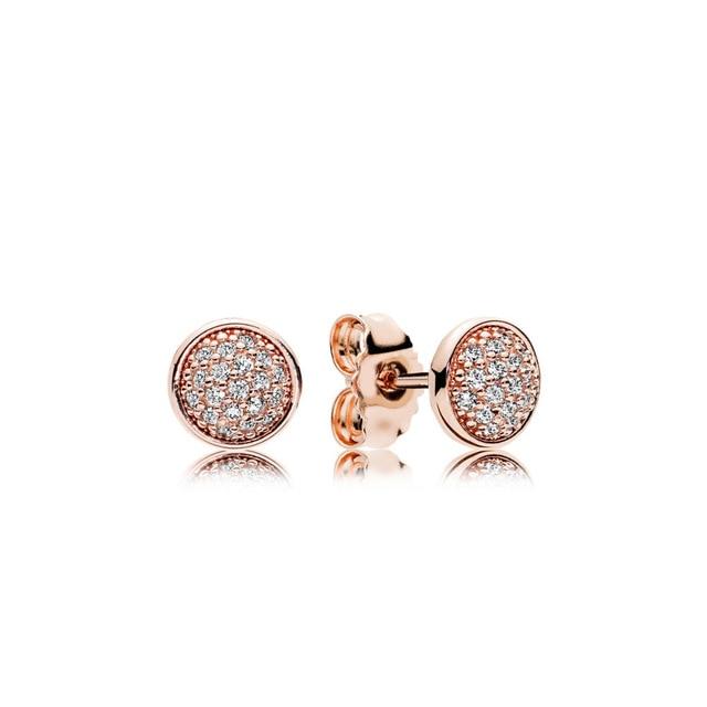 rose gold diamond earrings casegrow