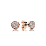 rose gold diamond earrings casegrow