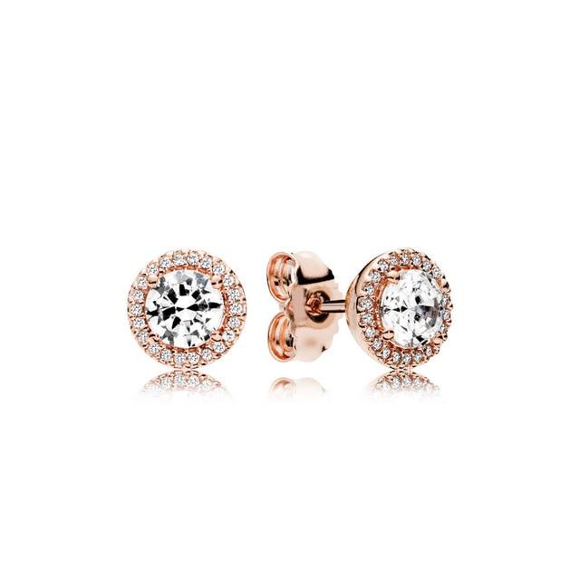 get this elegant diamonded rose gold earring casegrow