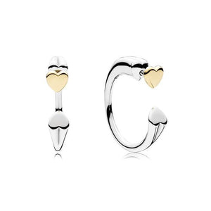 Buy Now Sterling Silver Women Rose Gold Studs Earrings casegrow