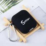 Daisy Smile Simple Painted Case For Apple Airpods 2 1 Shockproof Cover Black Cool Cases For Airpods For Airpod Case