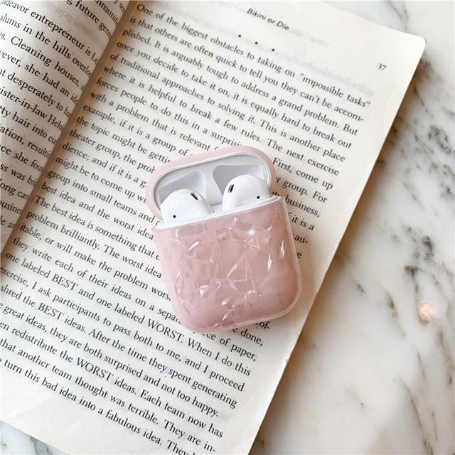 ivory marble airpod case