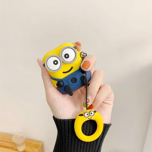 Cute Cartoon Wireless Bluetooth Case For Apple Airpods Earphone Silicone Headphones Cases For Airpods 2 Protective soft Cover