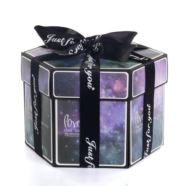 DIY Explosion Box, Creative DIY handmade Surprise Explosion Gift Box