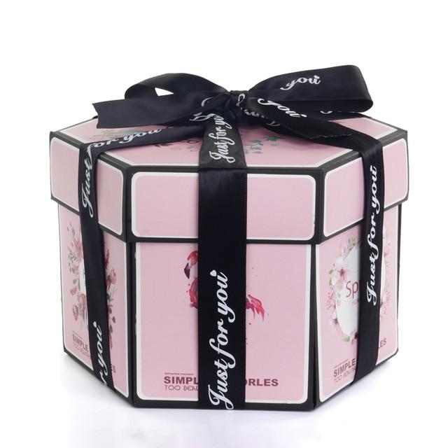 DIY Explosion Box, Creative DIY handmade Surprise Explosion Gift Box