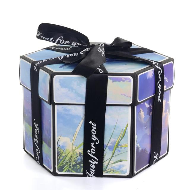 DIY Explosion Box, Creative DIY handmade Surprise Explosion Gift Box