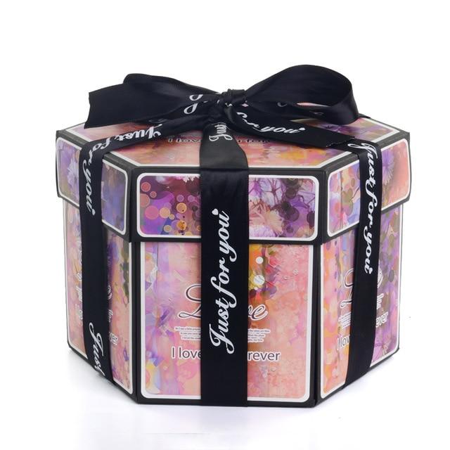 DIY Explosion Box, Creative DIY handmade Surprise Explosion Gift Box
