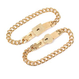 HEART LOCK BRACELET & KEY NECKLACE (Couple) BEST VALENTINE'S MEMORY