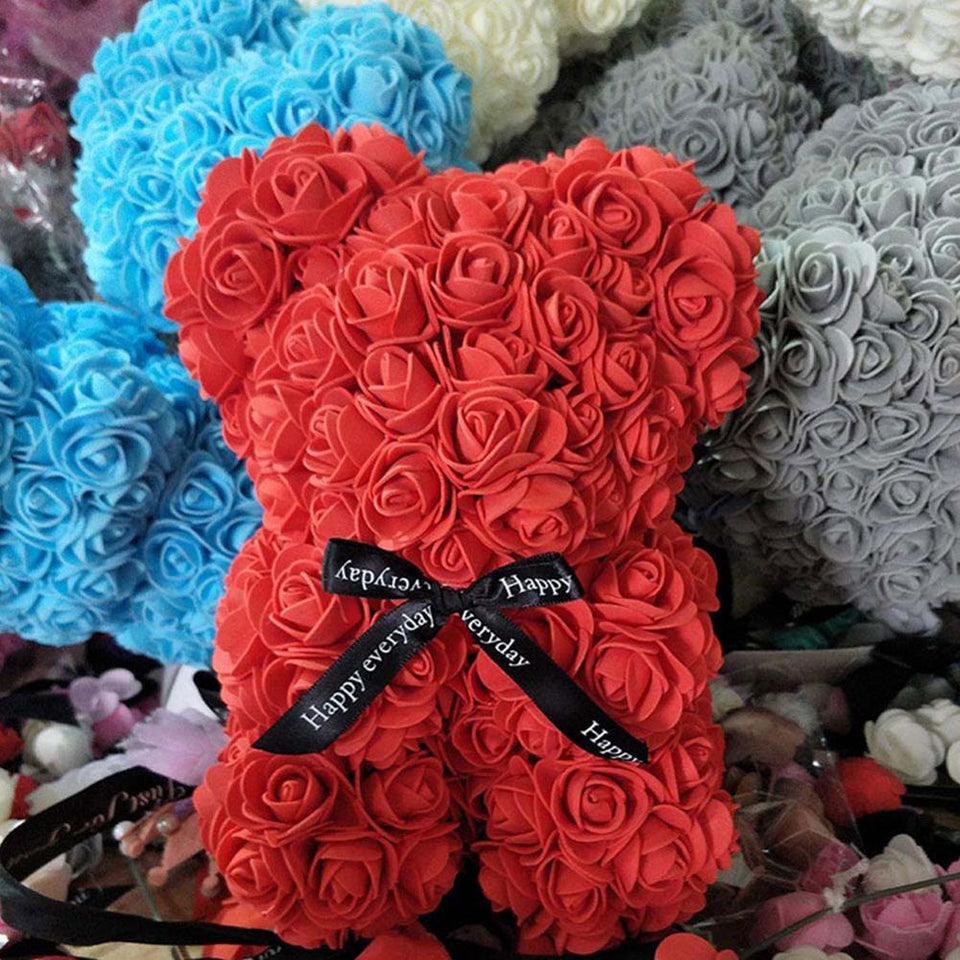 Rose teddy bear