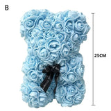 Rose teddy bear with free gift box