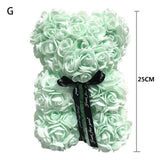 Rose teddy bear with free gift box