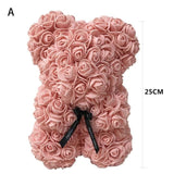 Rose teddy bear with free gift box