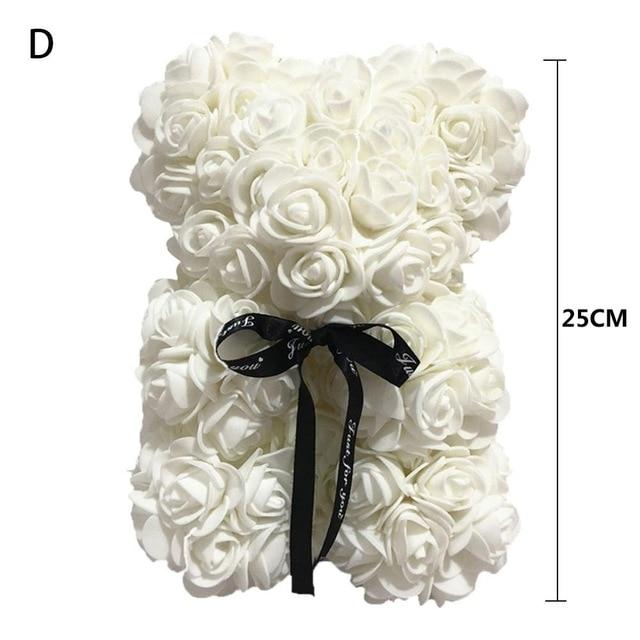 Rose teddy bear with free gift box