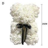 Rose teddy bear with free gift box