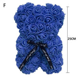 Rose teddy bear with free gift box