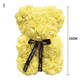 Rose teddy bear with free gift box