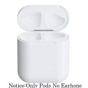 Charging Case For Airpods Replacement Qi Wireless Bluetooth 450Mah Charge With Pairing Pop up Windows for Airpods Pod Pods 1 2