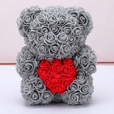 FLOWER TEDDY BEAR WITH FREE GIFT BOX