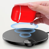 Qi Wireless Charger Soft Silicone Case Earphones for Apple Airpods 2 1 Bluetooth Wireless Earphone Protective Skin Cover Box