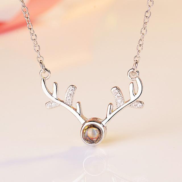 Grab Classy -golden  I Love You in 100 Different Languages Necklace/Pendant 