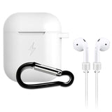 Qi Wireless Charger Soft Silicone Case Earphones for Apple Airpods 2 1 Bluetooth Wireless Earphone Protective Skin Cover Box